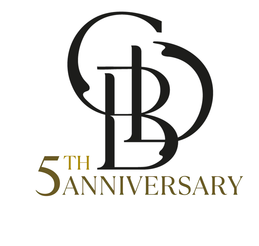 CBD 5th Anniversary Text logo