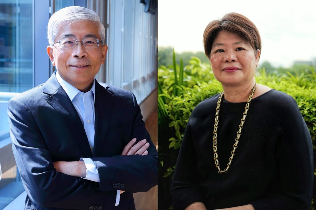 Council for Board Diversity Co-chairs, Mr Gan Seow Kee and Ms Goh Swee Chen